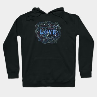 Love Doodles Design Hoodie